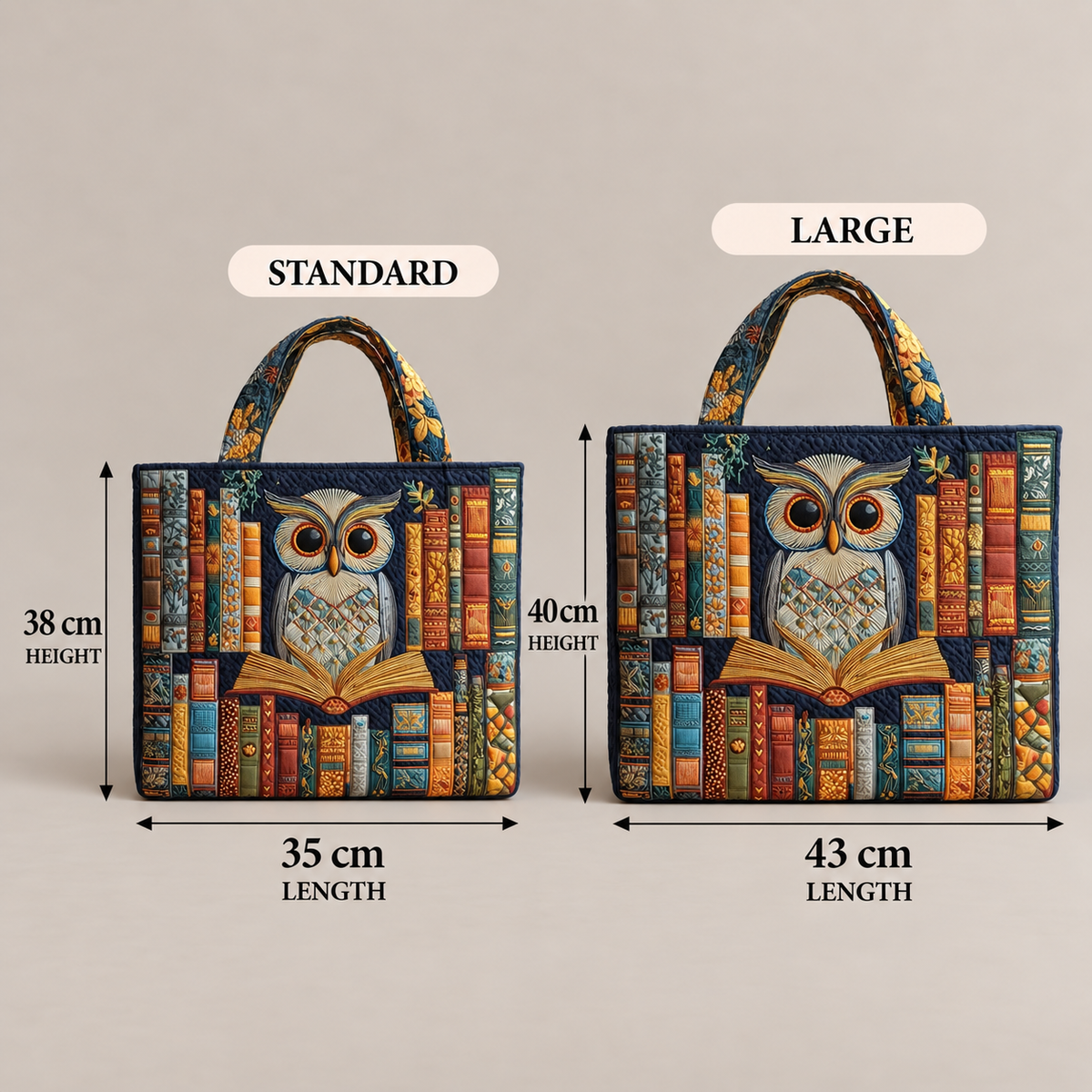 Handcrafted Bag | Reading Owl