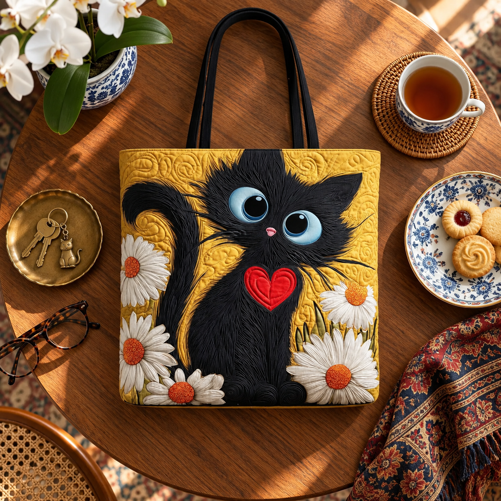 Handcrafted Bag | The Black Cat and the Seven Owls