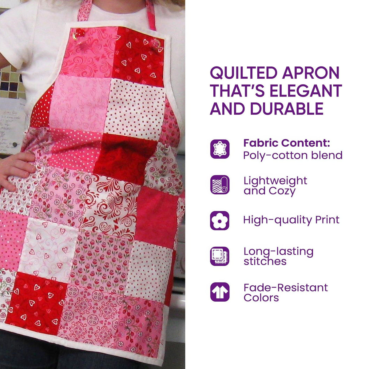Hippie Gnomes Quilted Apron GFTOHD11977