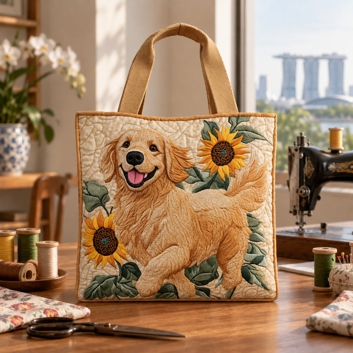 Handcrafted Bag | Golden Retriever