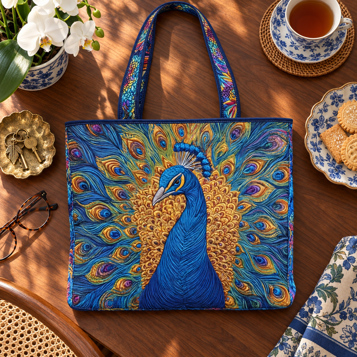Handcrafted Bag | The Royal Peacock