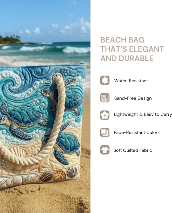 Handcrafted Beach Bag | Turtle Bay