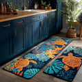 Marine Life Non-Slip Kitchen Rug – Model NCU0NT11120