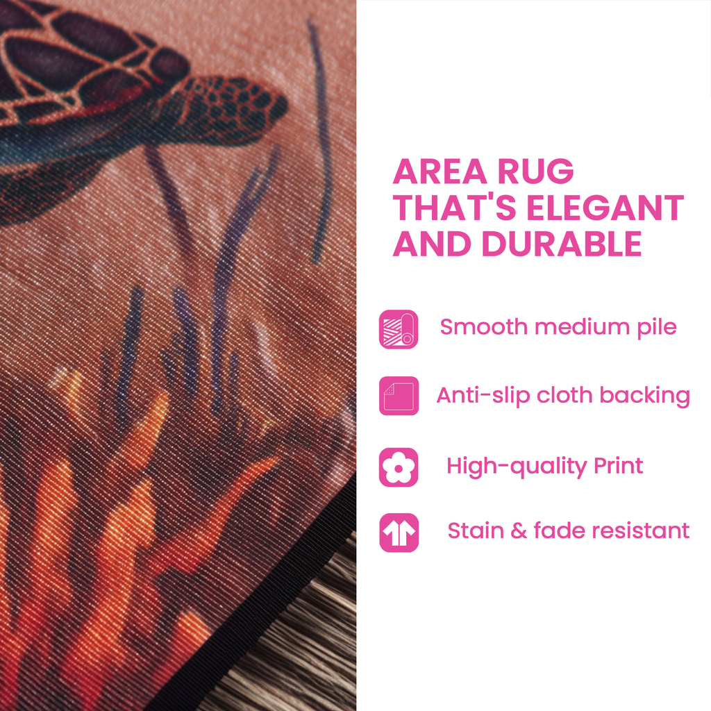Heritage Paw Print Area Rug - Model NCU0NXD1276