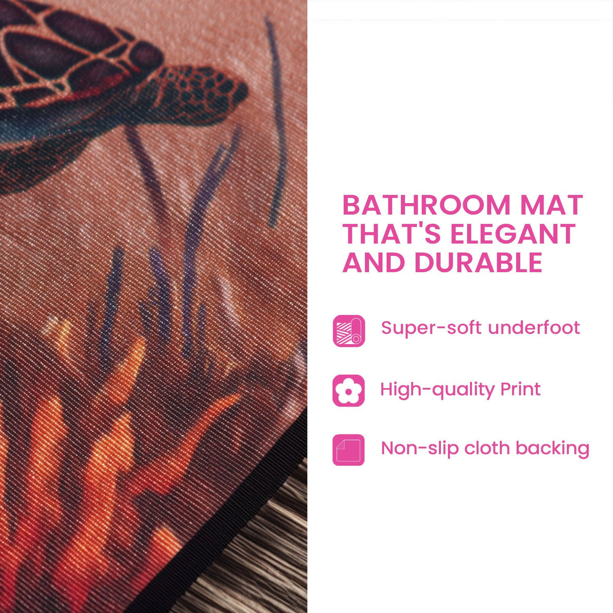 Harvest Glow Bath Mat - NCU0DDK2386