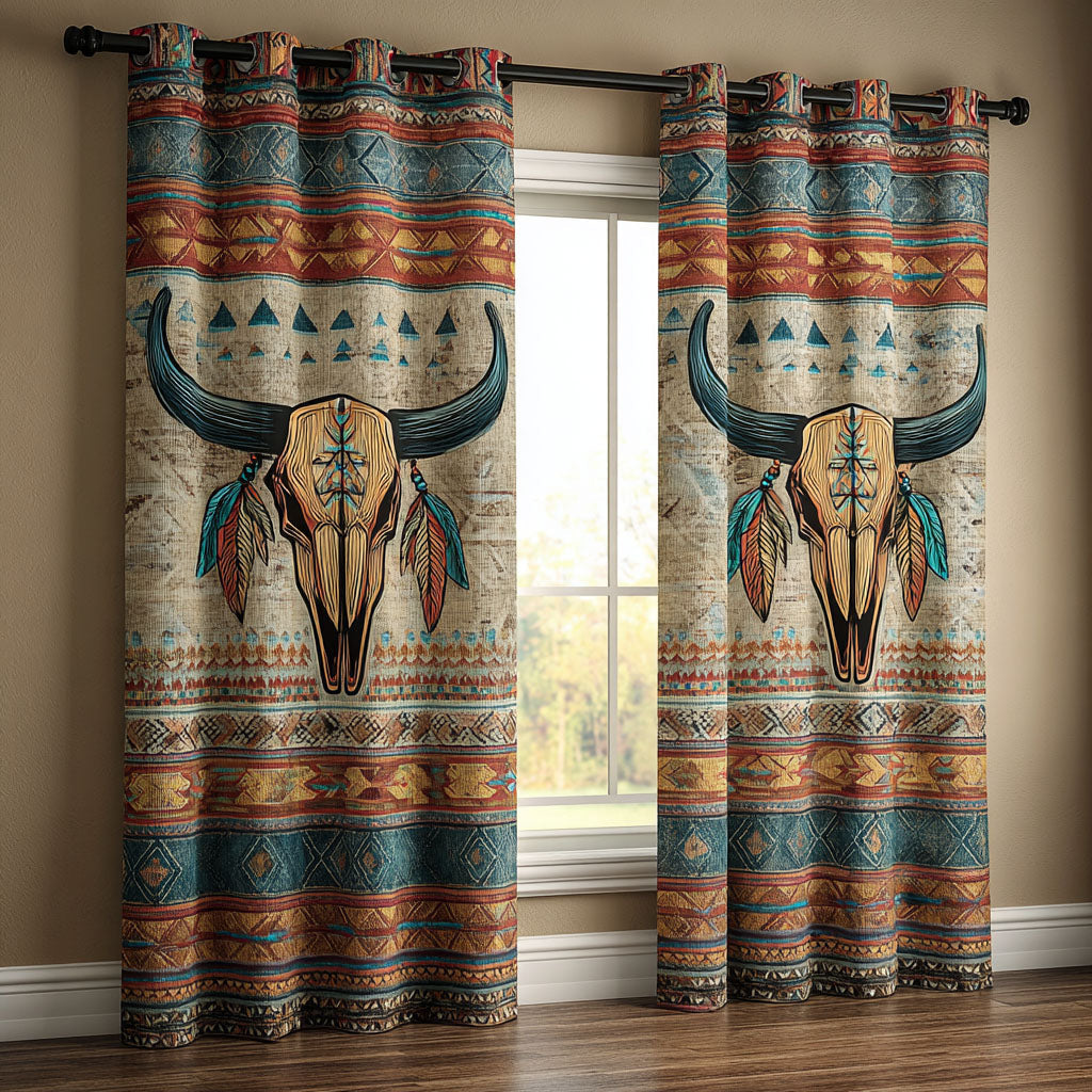 Canyon Light Quilted Curtains NCU0DK11762
