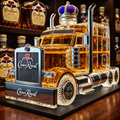 Whisky Bottle - Truck Trailer