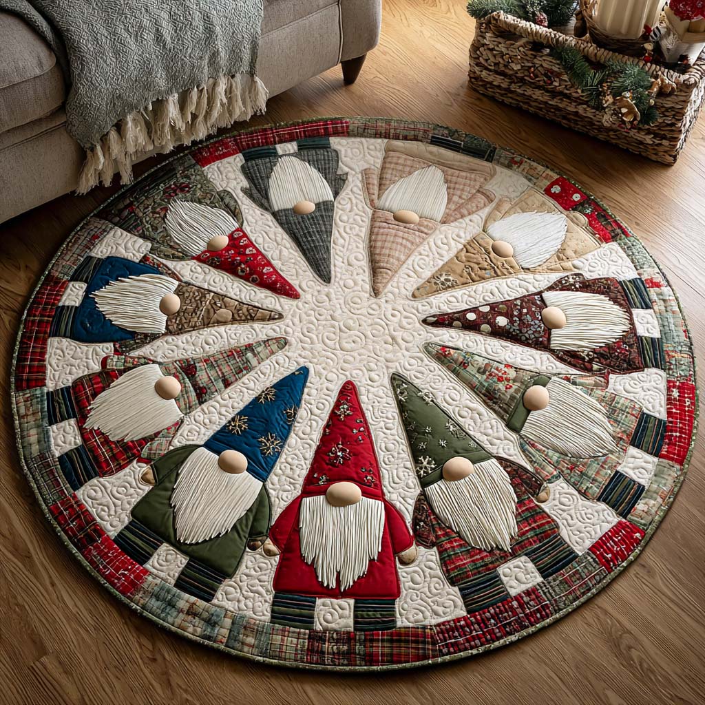 Cozy Gnome Round Area Rug - NCU0NT10735