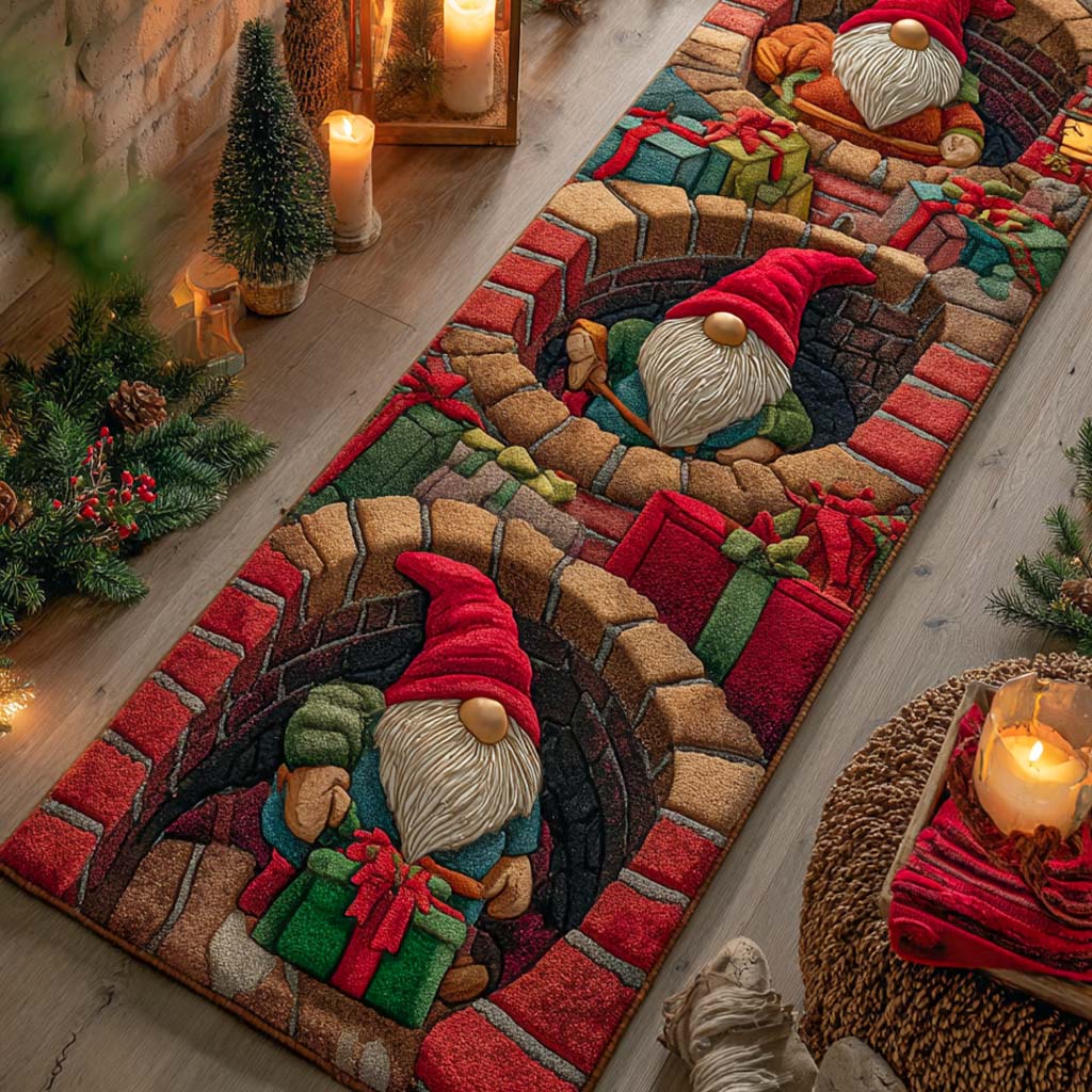 Cozy Gnome Tunnel Runner Rug - NCU0XD1537