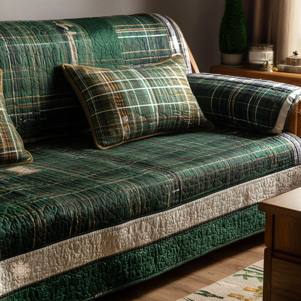 Cozy Hug Quilted Sofa Protector