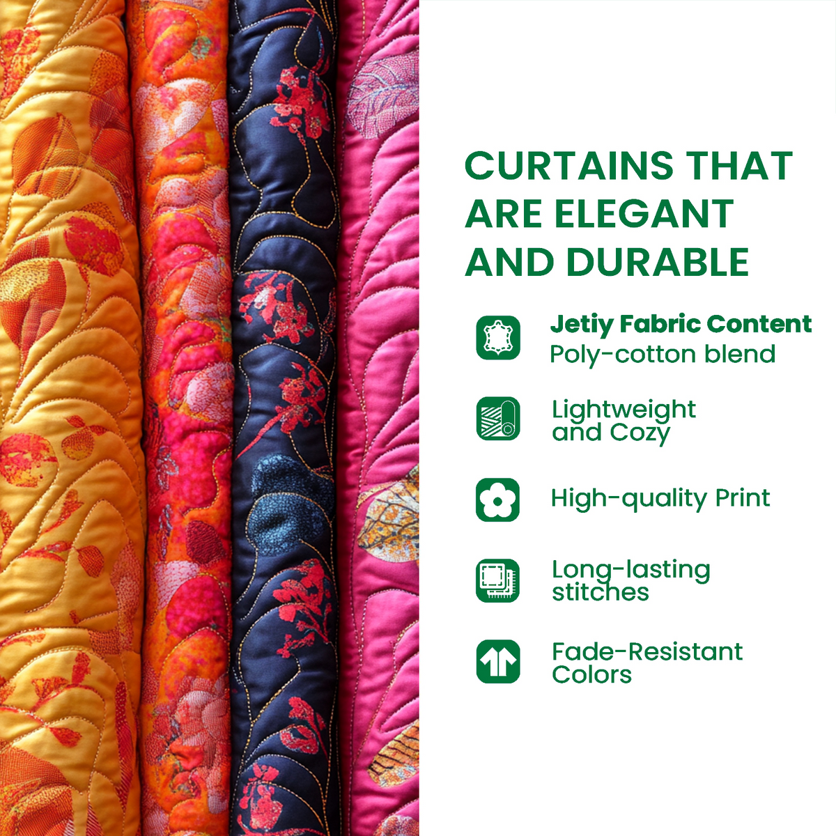 Illusion Tree of Life Quilted Curtains NCU0HH1063