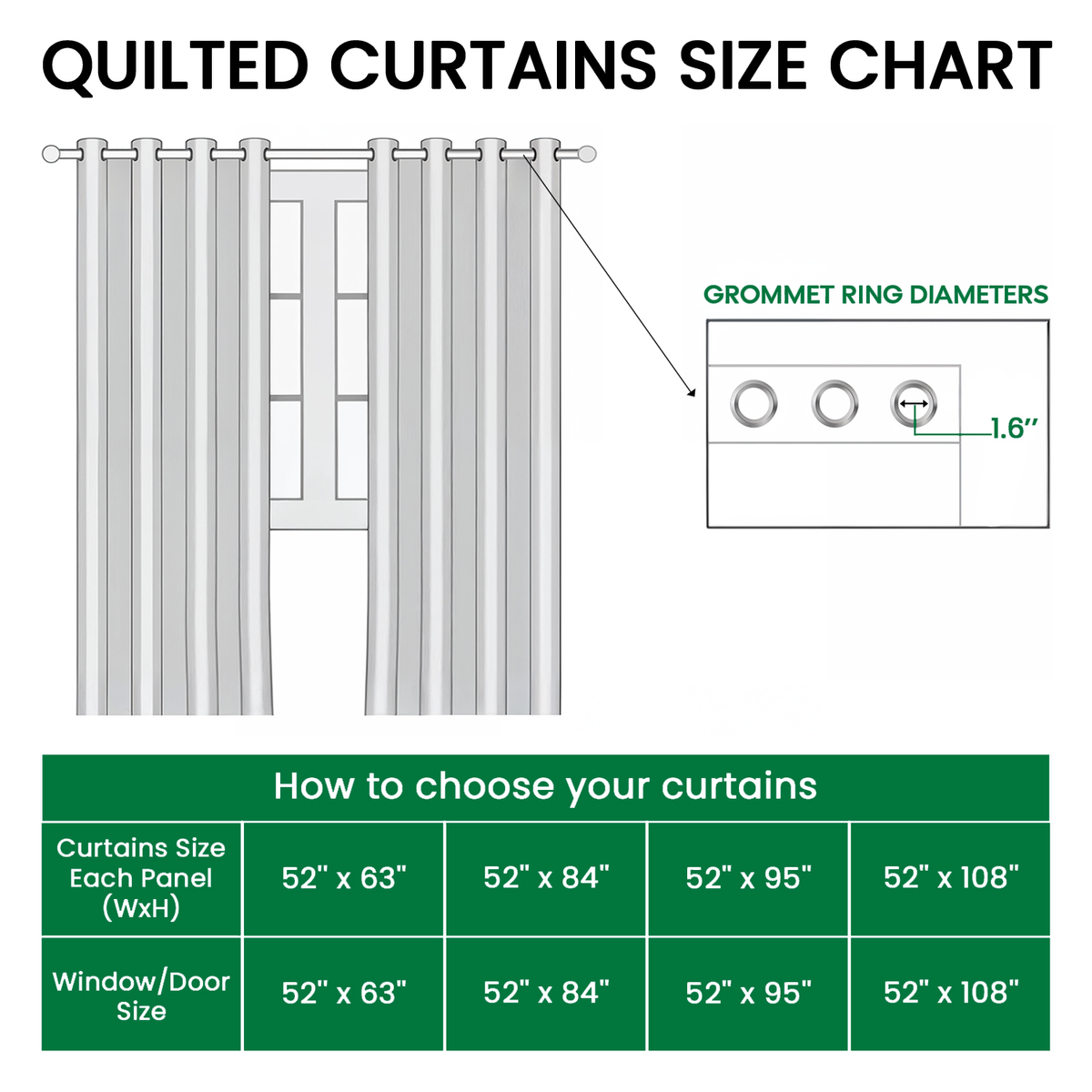 Earthbound Buffalo Quilted Curtains NCU0TV1623