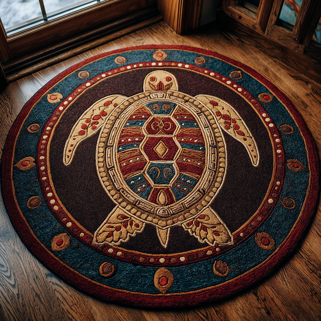 Round Carpet - Flow of Wisdom Design NCU0PT9872