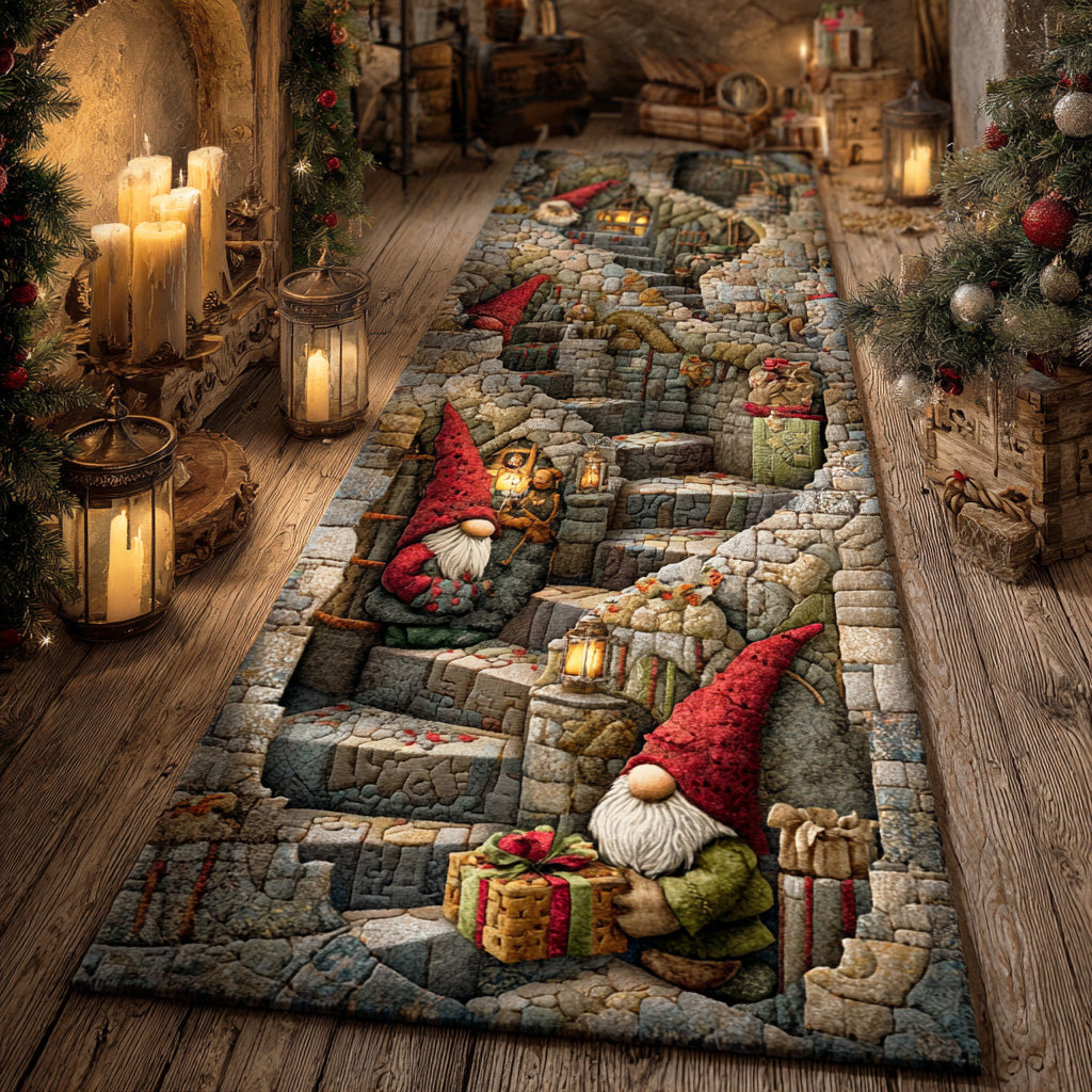 Frosty Gnome Lane Runner Rug - NCU0TD1340