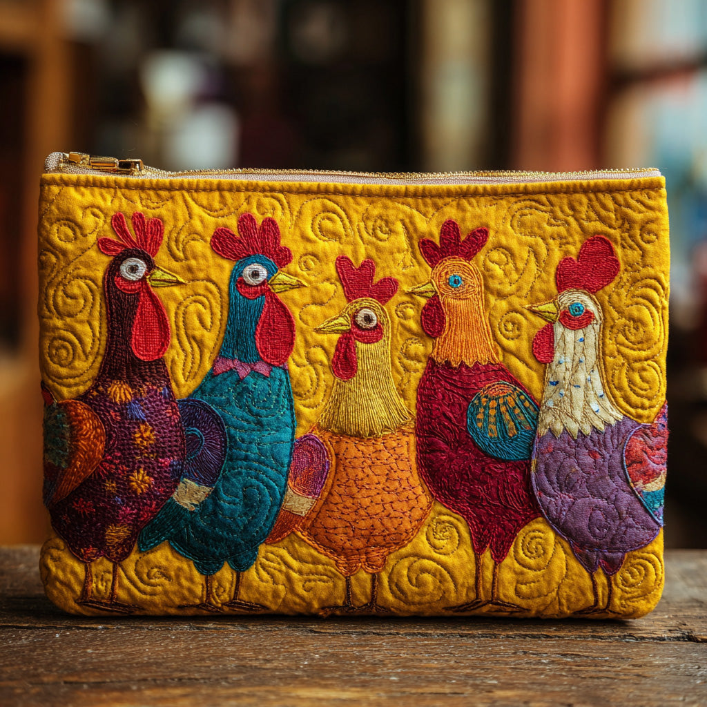 Funky Chicken Quilted Purse GFTOHD9157