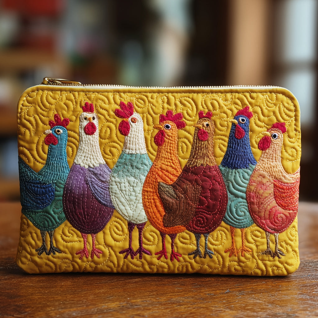 Funky Chicken Quilted Purse GFTOHD9158