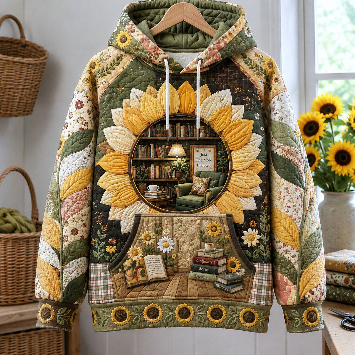 Sunflower Reading Room Hoodie