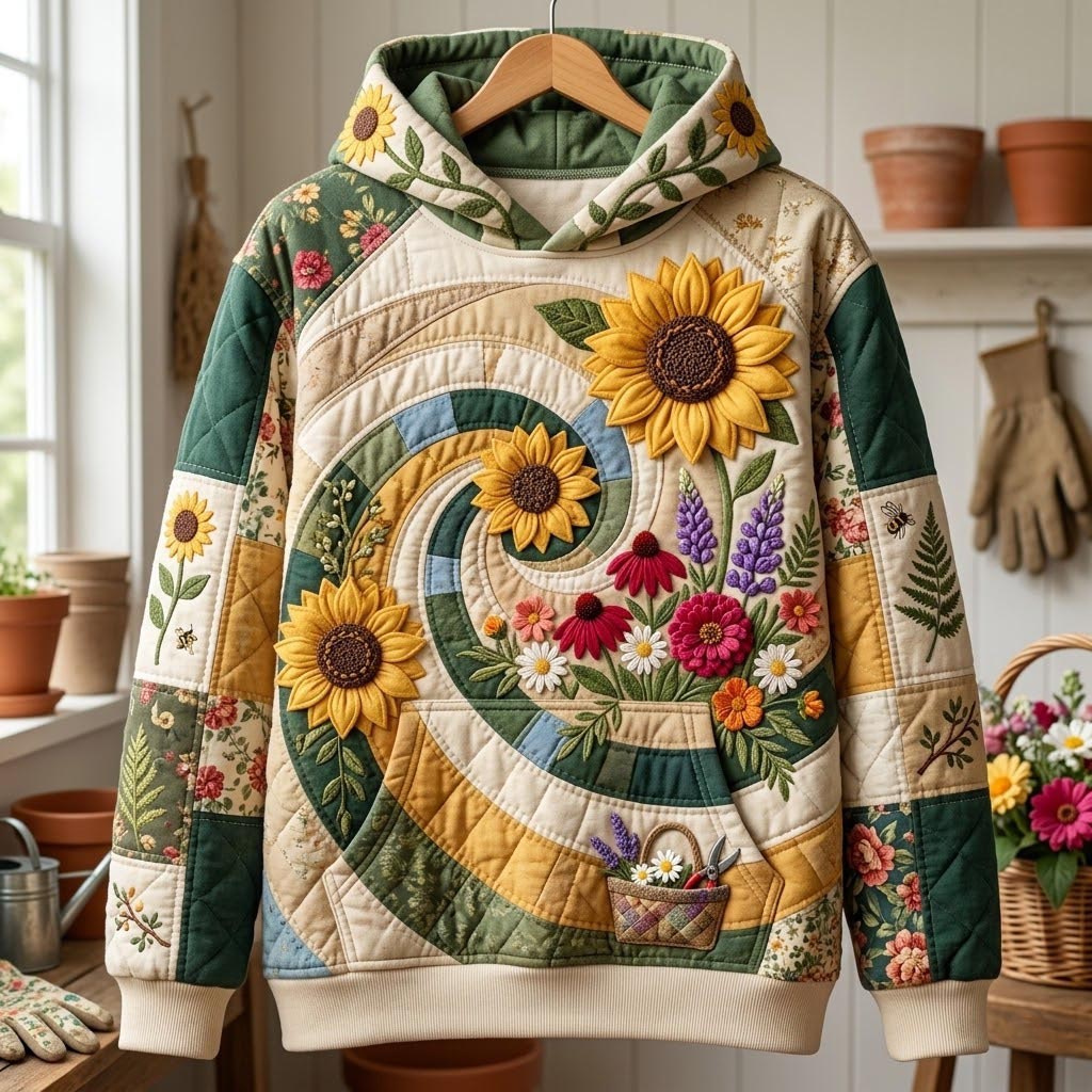 Sunflower Garden Hoodie