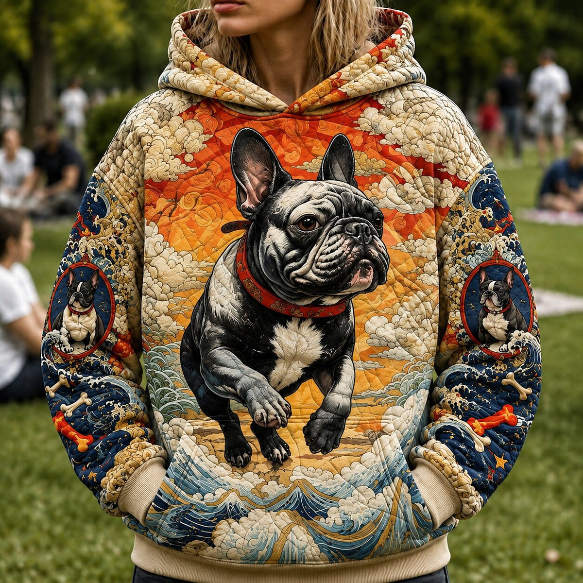 Rustic Bulldog Life Hoodie
