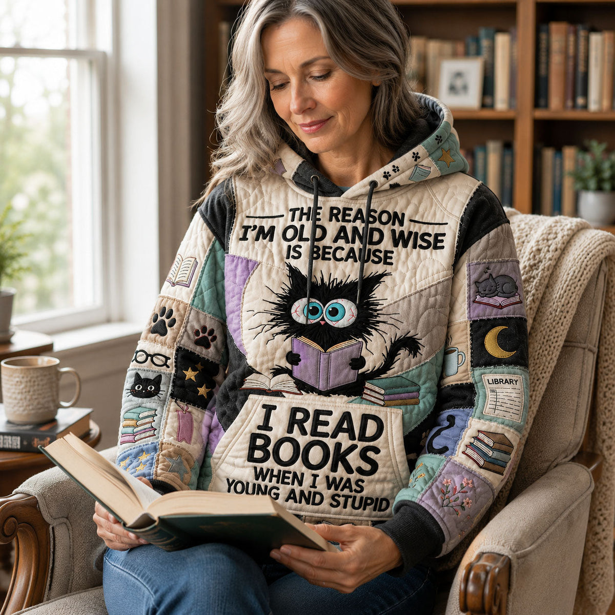 Reading Book Hoodie