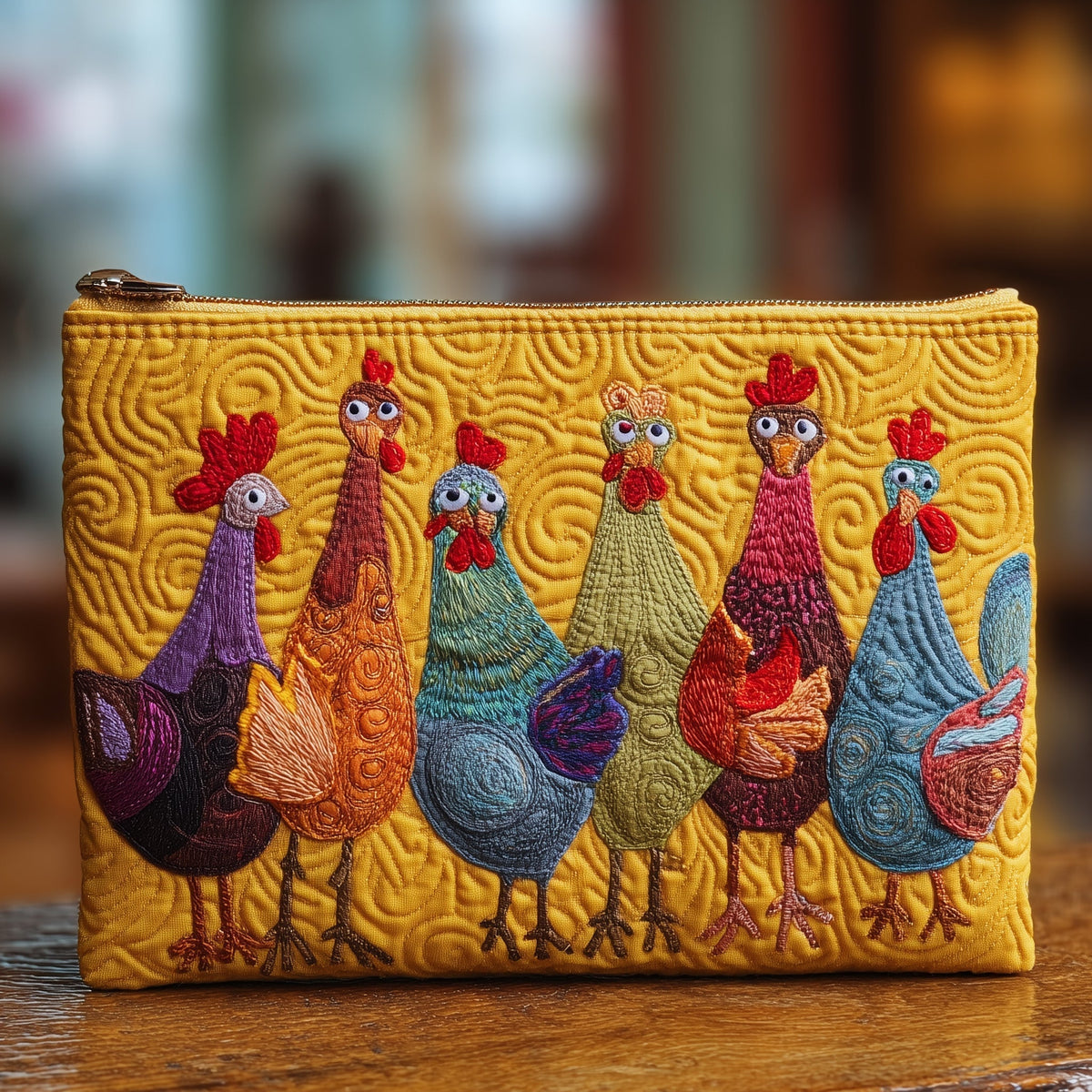 Funky Chicken Quilted Purse GFTOTL4092