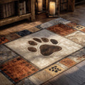 Heritage Paw Print Area Rug - Model NCU0NXD1276