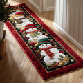 Festive Snowman Runner Rug - NCU0HH1078