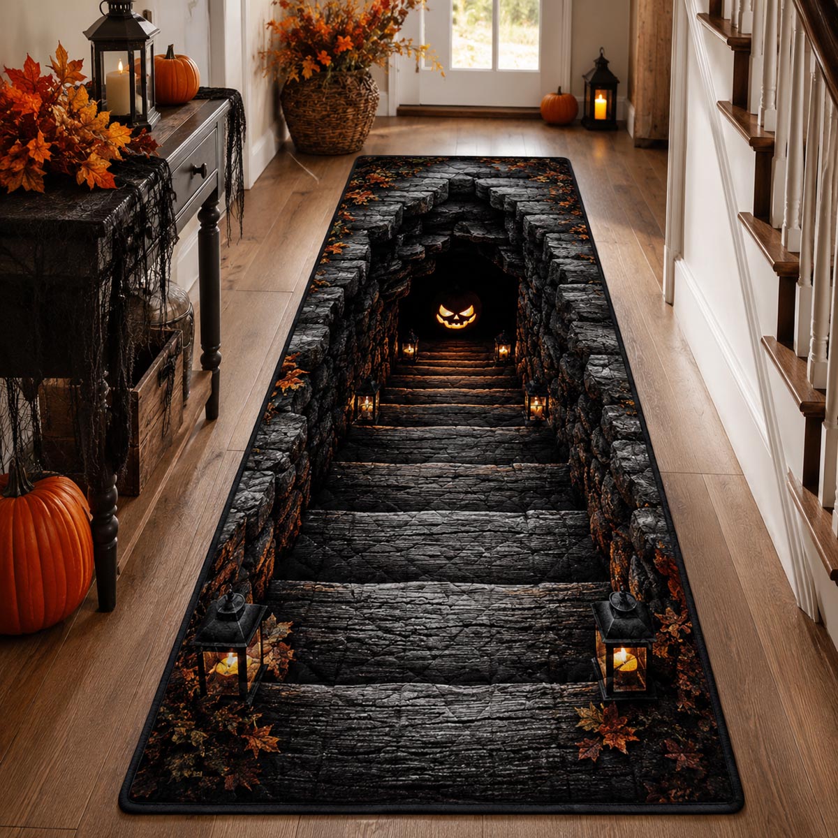 Pumpkin Pathway Runner Rug NCU0DV2242