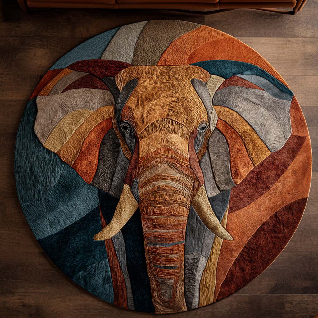 Royal Circle Round Area Rug - Model NCU0NT10731
