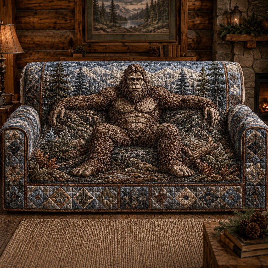 Sasquatch Siesta Quilted Sofa Protector