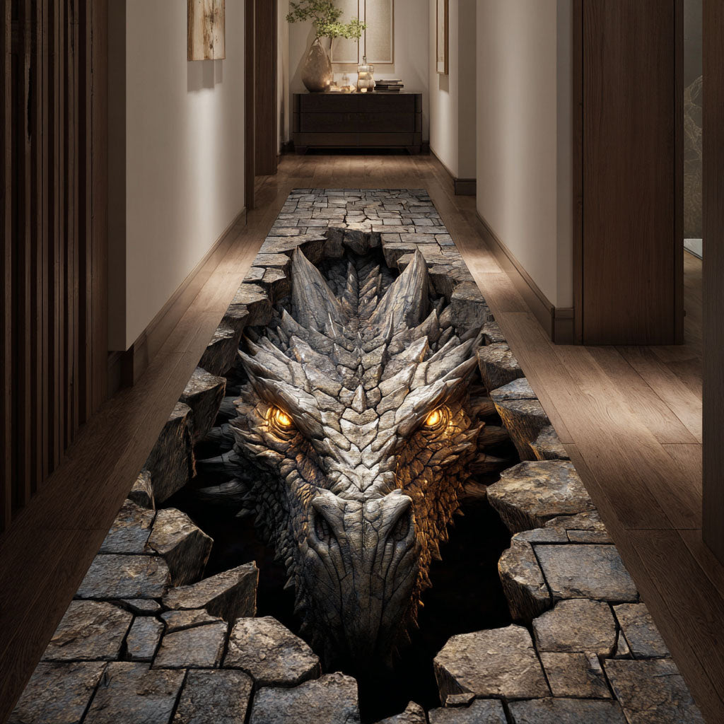Shadow Lair Beast Runner Area Rug NCU0TV927