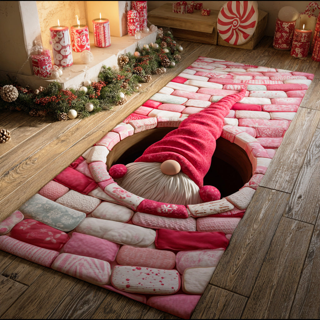 Winter Wishes Gnome Runner Rug - NCU0TD1343